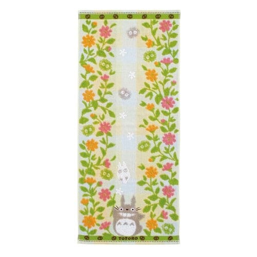 My Neighbor Totoro Towel Totoro Flower garden 34 x 80 cm