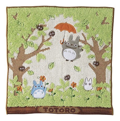 My Neighbor Totoro Mini Towel Shade of the Tree 25 x 25 cm Towels