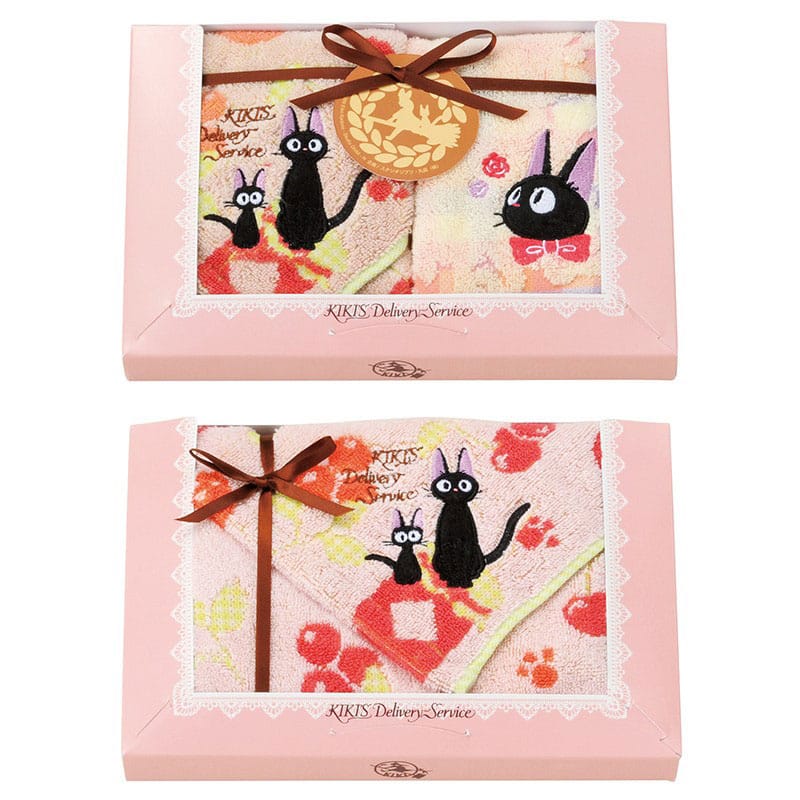 Kiki´s Delivery Service Towel 3-Set Jiji Red Fruit Jams Towels