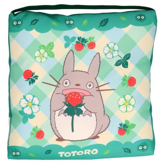 My Neighbor Totoro Cushion Totoro & Strawberries 30 x 30 x 5 cm Plushes