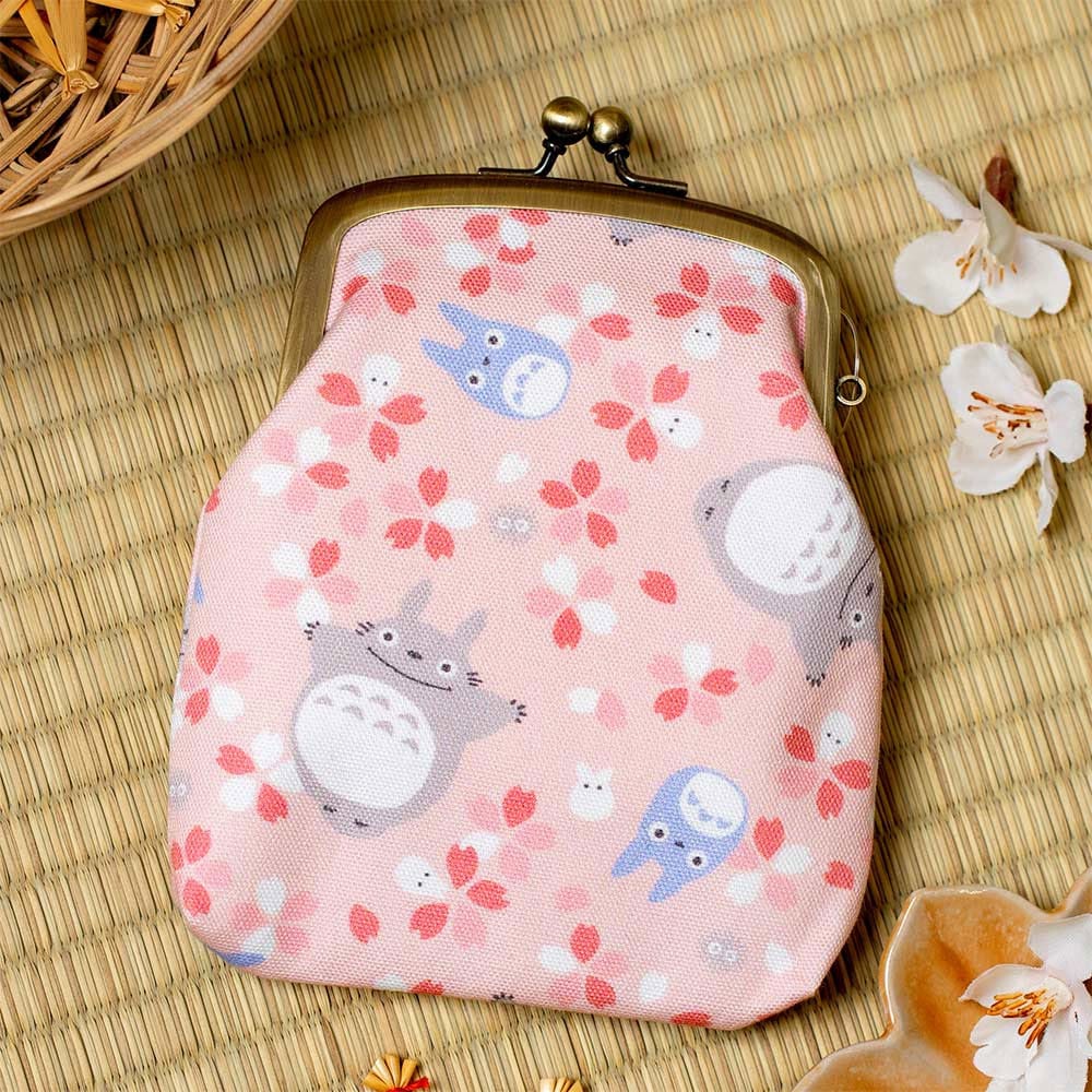 My Neighbor Totoro Coin Purse Totoro Cherry Blossoms Wallets