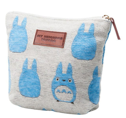 My Neighbor Totoro Pouch Totoro Silhouette Blue Wallets