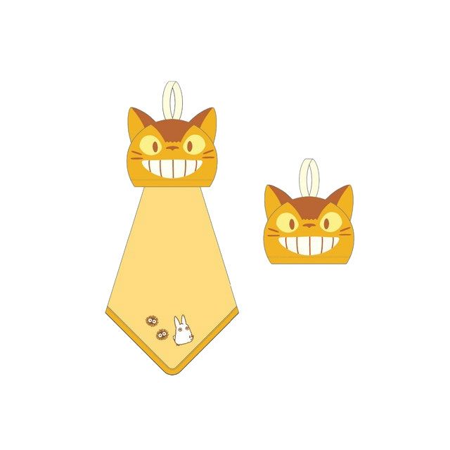 My Neighbor Totoro Pop-Up Mini Towel Catbus 25 x 25 cm Marushin