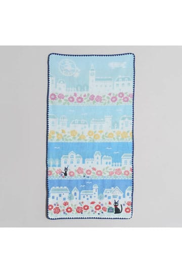 Kiki's Delivery Service Large Bath Towel Jiji Blue Sky Koriko 60 x 120 cm