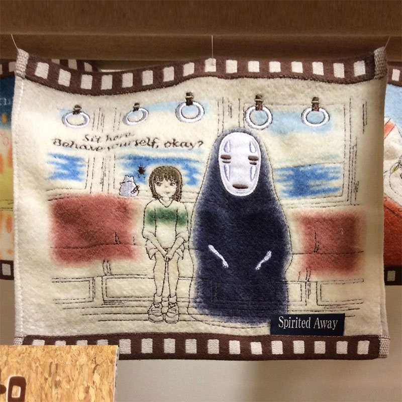 Spirited Away Mini Towel Chihiro In The Train Towels