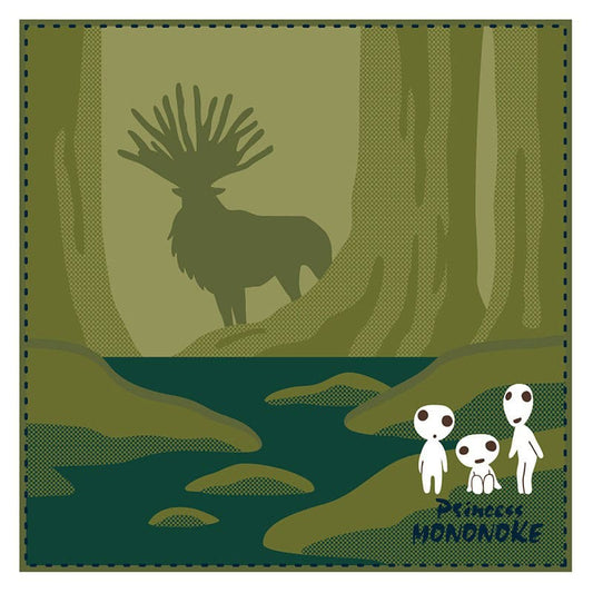 Studio Ghibli Mini Towel Princess Mononoke Shadow of the Deer God 25 x 25 cm Towels