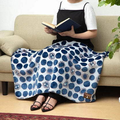 My Neighbor Totoro couverture polaire moirÃ©e Soot Sprite silhouette 70 x 100 cm Blankets & Duvets