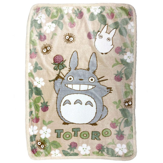 My Neighbor Totoro Fluffy blanket Totoro Raspberry 100 x 140 cm Towels