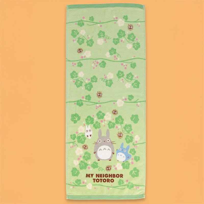 My Neighbor Totoro Natsu Towel Totoro Green Leaf 34 x 80 cm