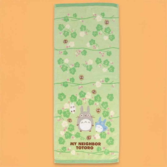 My Neighbor Totoro Natsu Towel Totoro Green Leaf 34 x 80 cm