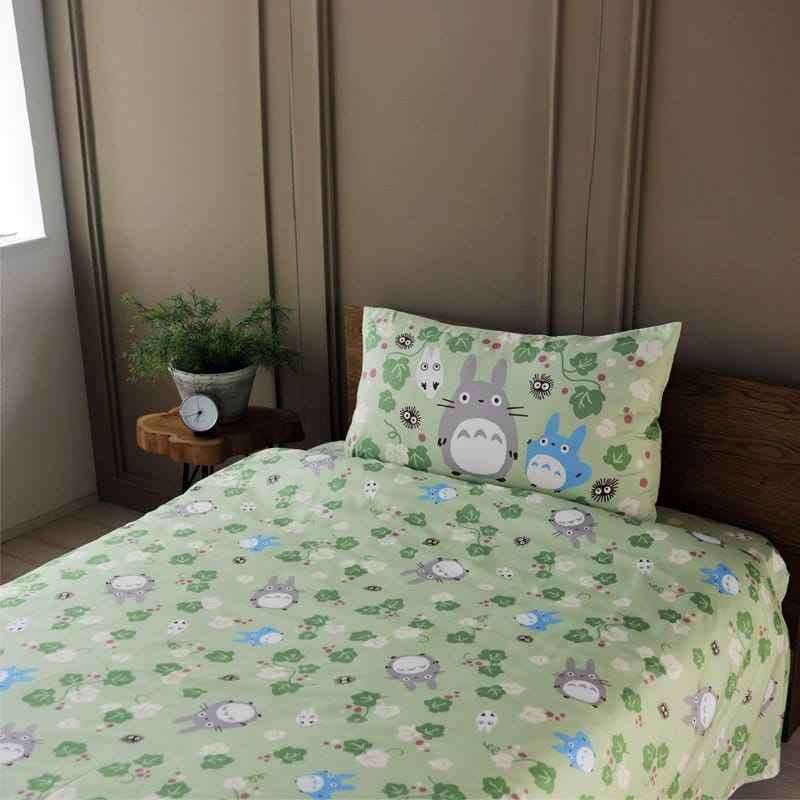 My Neighbor Totoro Natsu Duvet Set Totoro Green Leaf