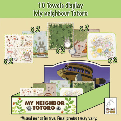 My Neighbor Totoro Mini Towels 25 x 25 cm Display (10) Towels