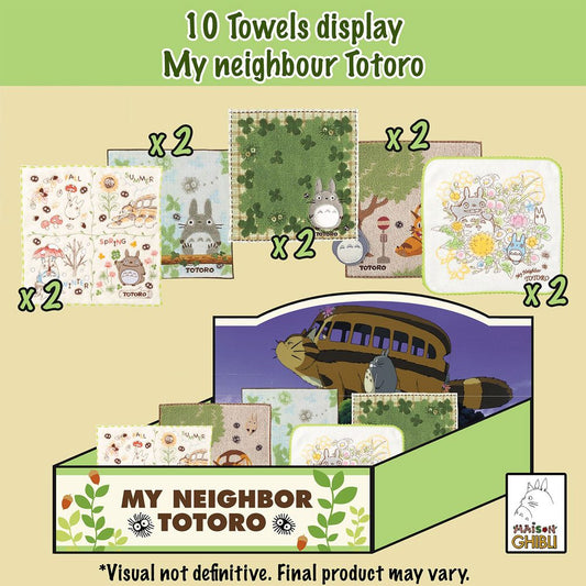 My Neighbor Totoro Mini Towels 25 x 25 cm Display (10) Towels