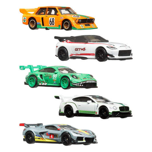 Hot Wheels Premium Diecast Vehicles 1/64 Race Day 976D Assortment (10) Vehicles