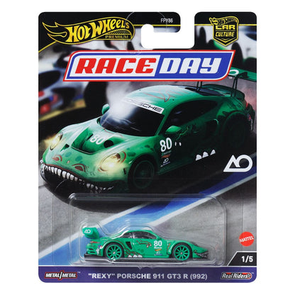 Hot Wheels Premium Diecast Vehicles 1/64 Race Day 976D Assortment (10)