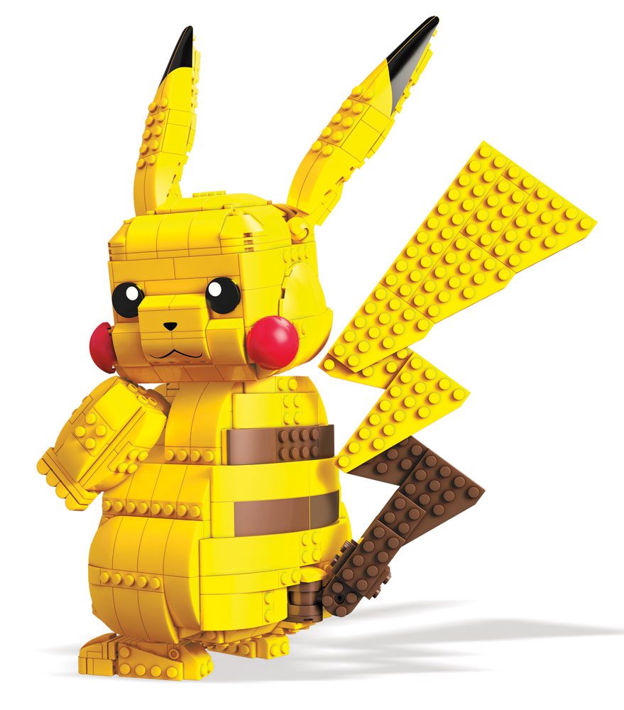 PokÃ©mon Mega Construx Wonder Builders Construction Set Jumbo Pikachu 33 cm