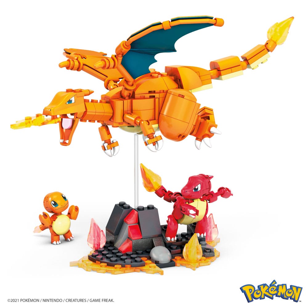 PokÃ©mon Mega Construx Construction Set Charmander Evolution Set