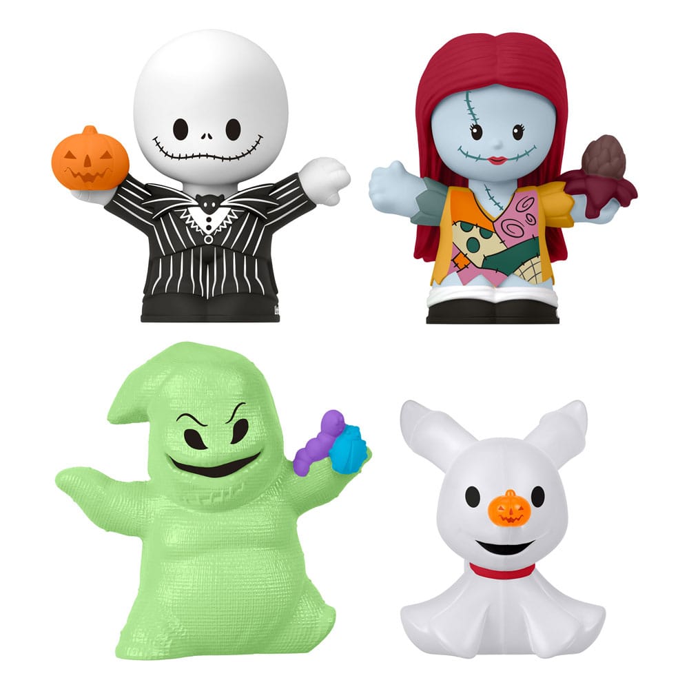 The Nightmare Before Christmas Fisher-Price Little People Collector Mini Figures 4-Pack 7 cm Mattel