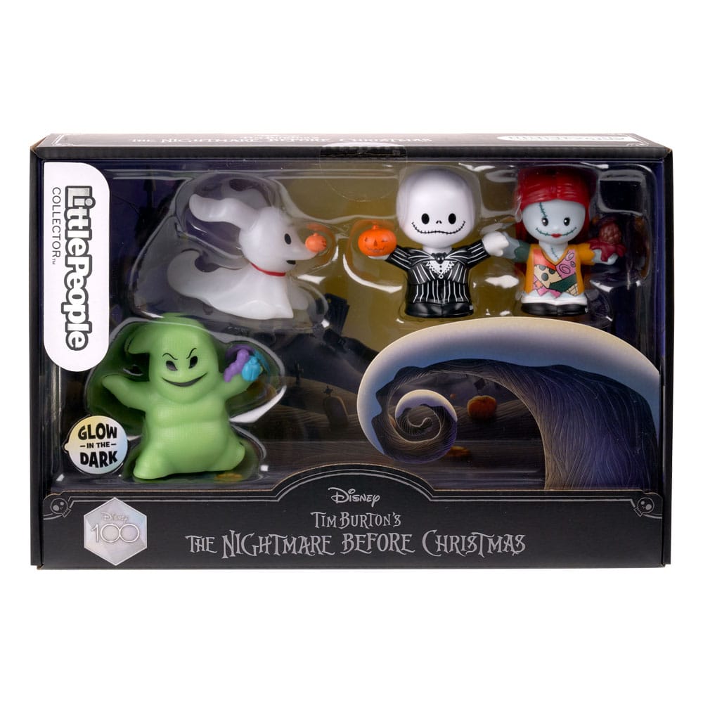The Nightmare Before Christmas Fisher-Price Little People Collector Mini Figures 4-Pack 7 cm Mattel