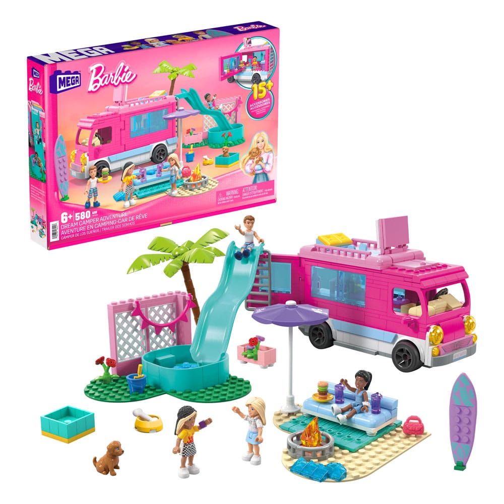 Barbie MEGA Construction Set Dream Camper Adventure Mattel