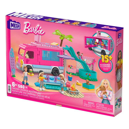 Barbie MEGA Construction Set Dream Camper Adventure Mattel