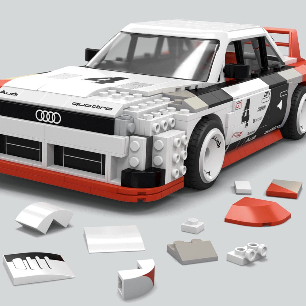 Hot Wheels MEGA Construction Set 1/15 Audi 90 Quattro IMSA GTO 29 cm