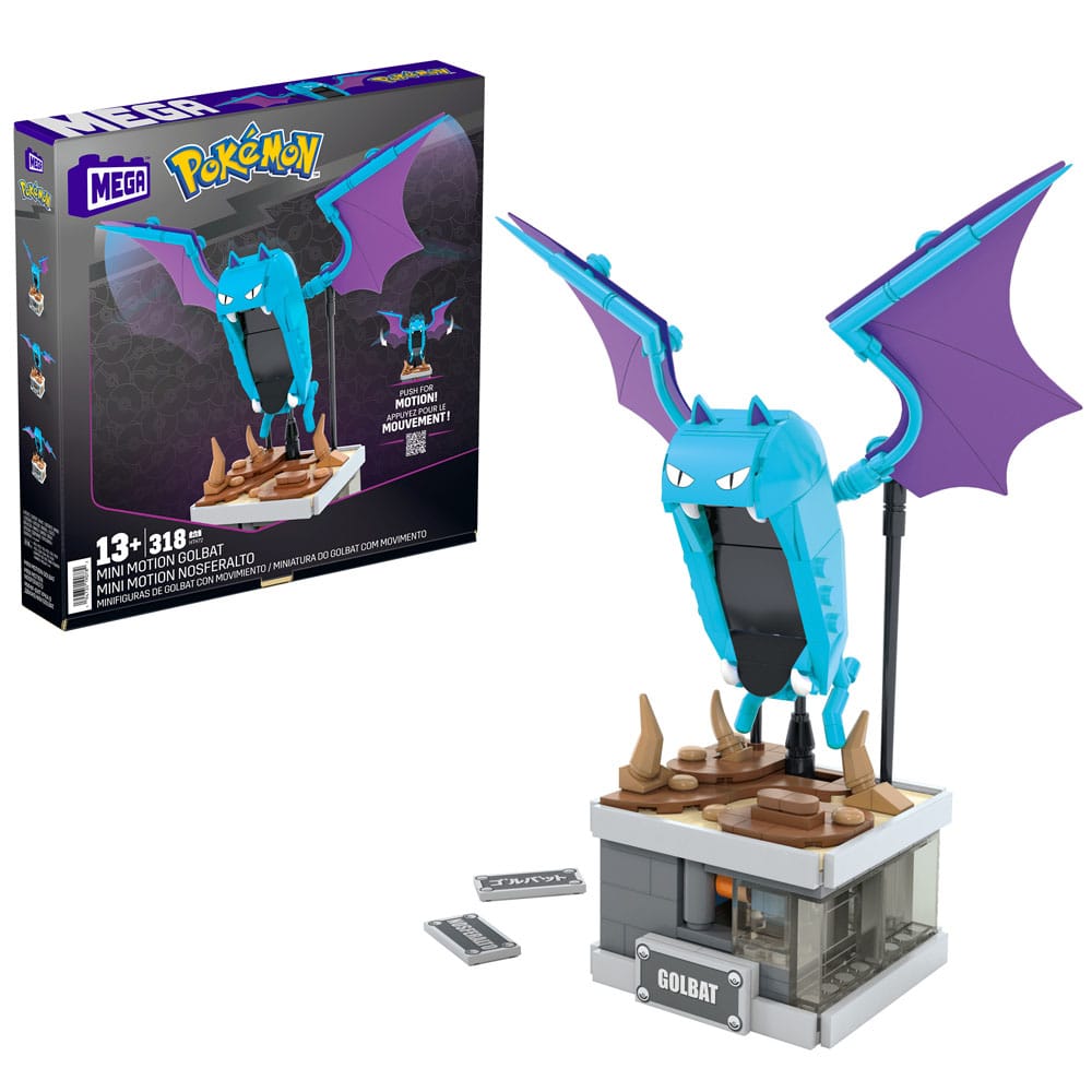 PokÃ©mon MEGA Construction Set Mini Motion Golbat