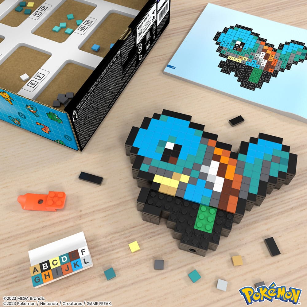 Pokémon MEGA Construction Set Squirtle Pixel Art Construction kits