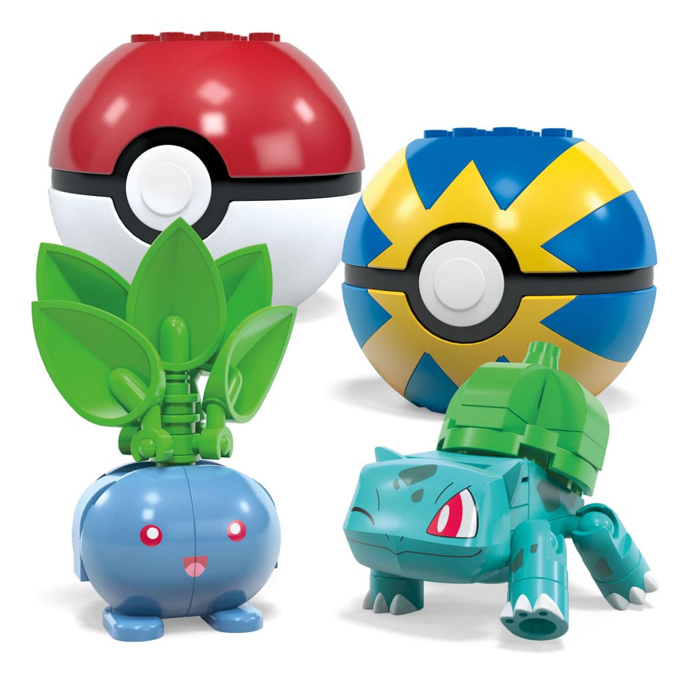Pokémon MEGA Construction Set Grass-Type Trainer Team Building Toy Kit Construction kits