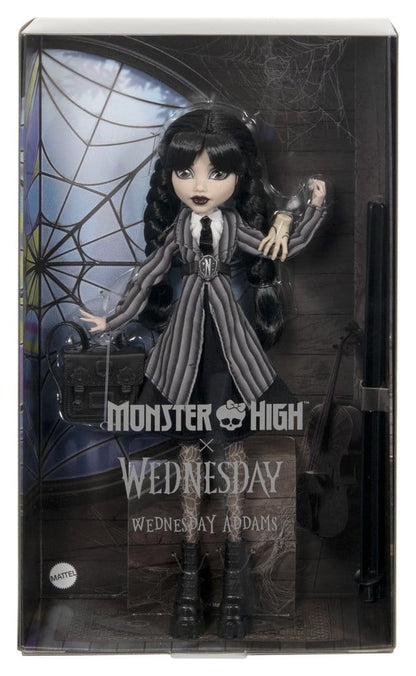Monster High x Wednesday Doll Wednesday Addams Mattel