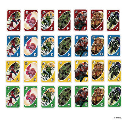The Amazing Spider-Man Card Game UNO Mattel