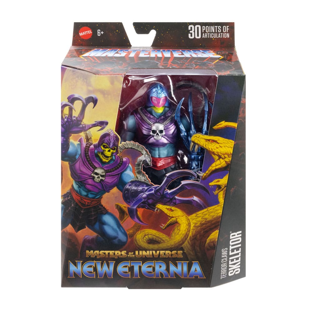 Masters of the Universe Core New Etheria Action Figure Terror Claws Skeletor 18 cm