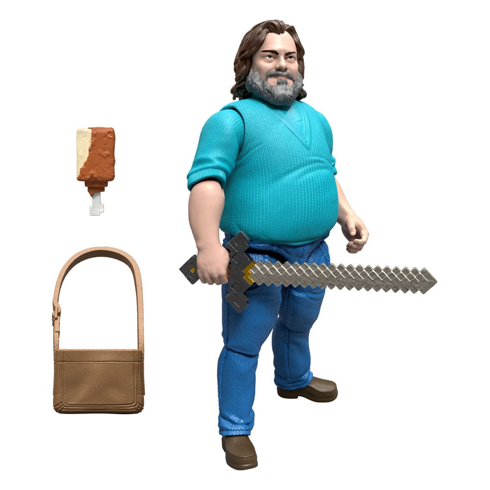 A Minecraft Movie Action Figure Steve 10 cm Mattel
