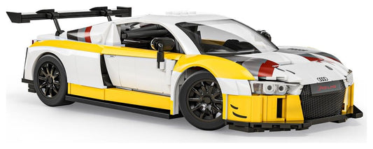 Hot Wheels Elite Mattel Brick Shop Building Set 1/16 '15 Audi R8 LMS Mattel