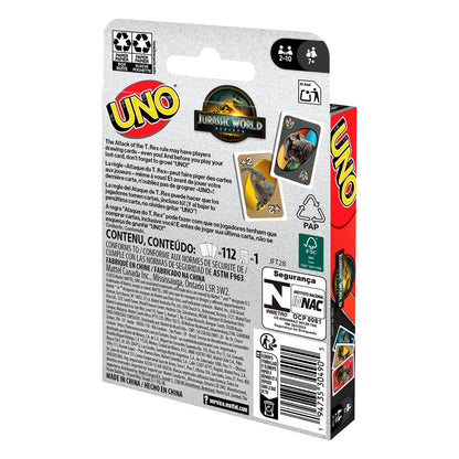 Jurassic World Rebirth UNO Card Game Card Games