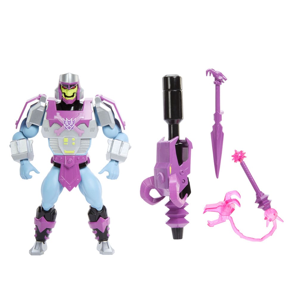 Masters of the Universe x Transformers Action Figure Megatron Armor Skeletor heo European Exclusive 14 cm - FanofThings.co.uk