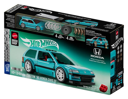 Hot Wheels Speed Series Mattel Brick Shop Building Set 1/32 Custom ’90 Honda Civic EF Mattel