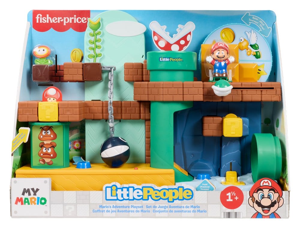 My Mario Little People Playset Mario's Adventure Mattel