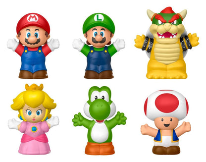 My Mario Little People Collector Mini Figure 6-Pack 7 cm Mattel