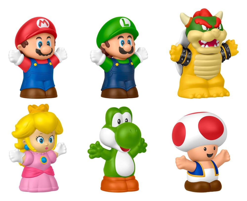My Mario Little People Collector Mini Figure 6-Pack 7 cm Mattel