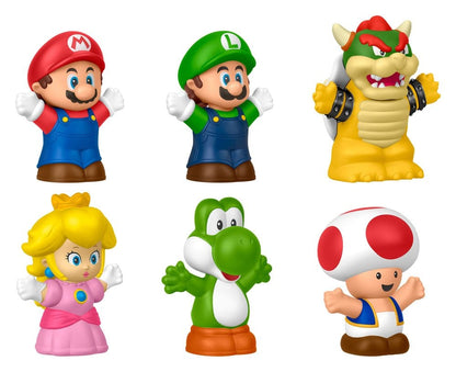 My Mario Little People Collector Mini Figure 6-Pack 7 cm Mattel
