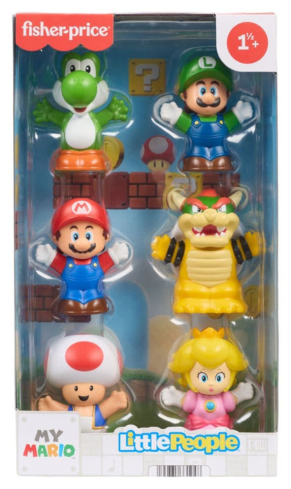 My Mario Little People Collector Mini Figure 6-Pack 7 cm Mattel