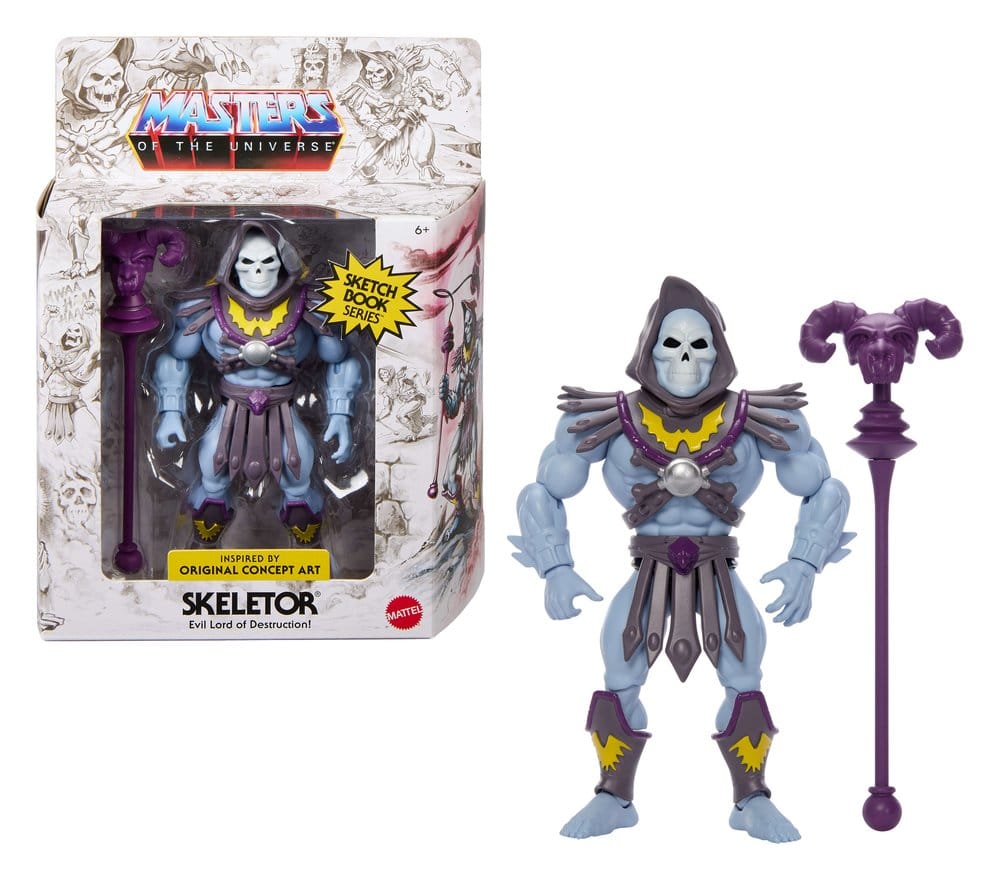 Masters of the Universe Origins Action Figure Sketchbook Series: Skeletor 14 cm