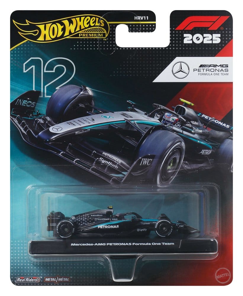 Formula 1 Hot Wheels Premium Die-Cast Vehicle 1/64 Team Mercedes Benz: Driver 2