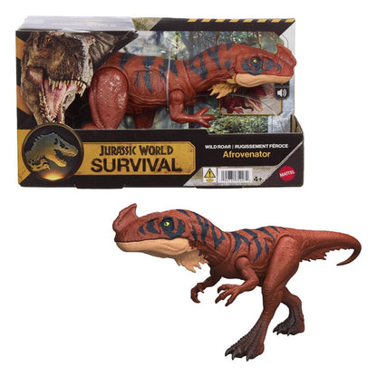 Jurassic World: Survival Action Figure Wild Roar Afrovenator Mattel