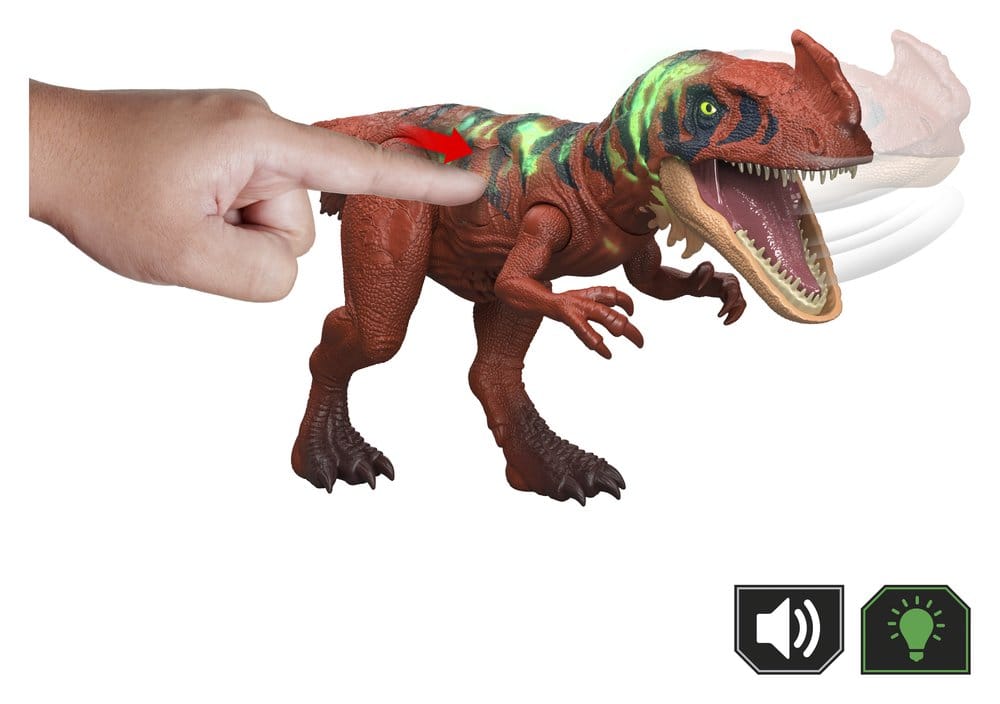 Jurassic World: Survival Action Figure Wild Roar Afrovenator Mattel