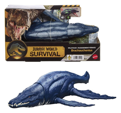 Jurassic World: Survival Action Figure Wild Roar Brachauchenius Mattel
