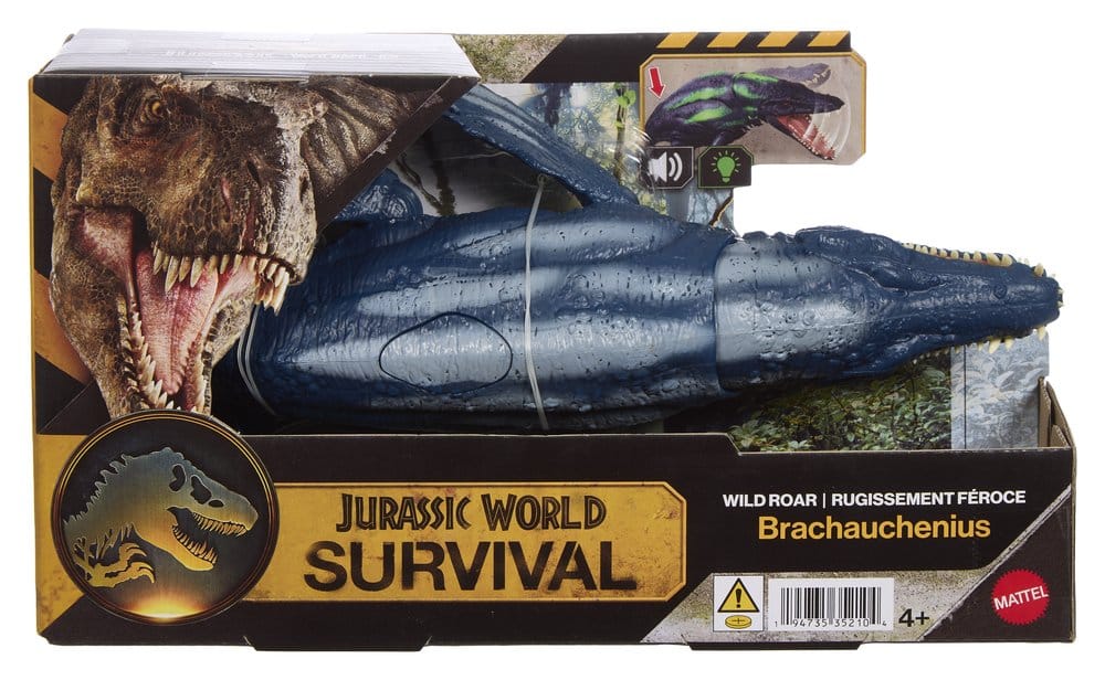 Jurassic World: Survival Action Figure Wild Roar Brachauchenius Mattel