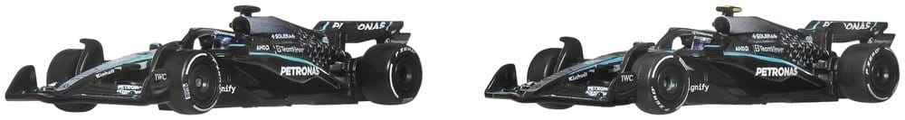 Formula 1 Hot Wheels Premium Die-Cast Vehicle 2-Pack 1:64 Team Mercedes-AMG PETRONAS