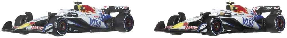 Formula 1 Hot Wheels Premium Die-Cast Vehicle 2-Pack 1:64 Team Visa Cash App Racing Bulls